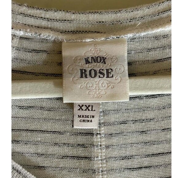 Knox Rose Boho Style Striped Shirt - Picture 3 of 3